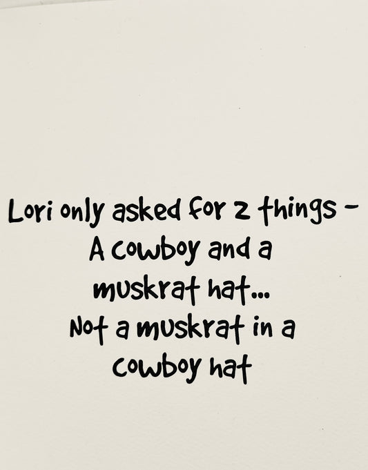 Muskrat - Cowboy