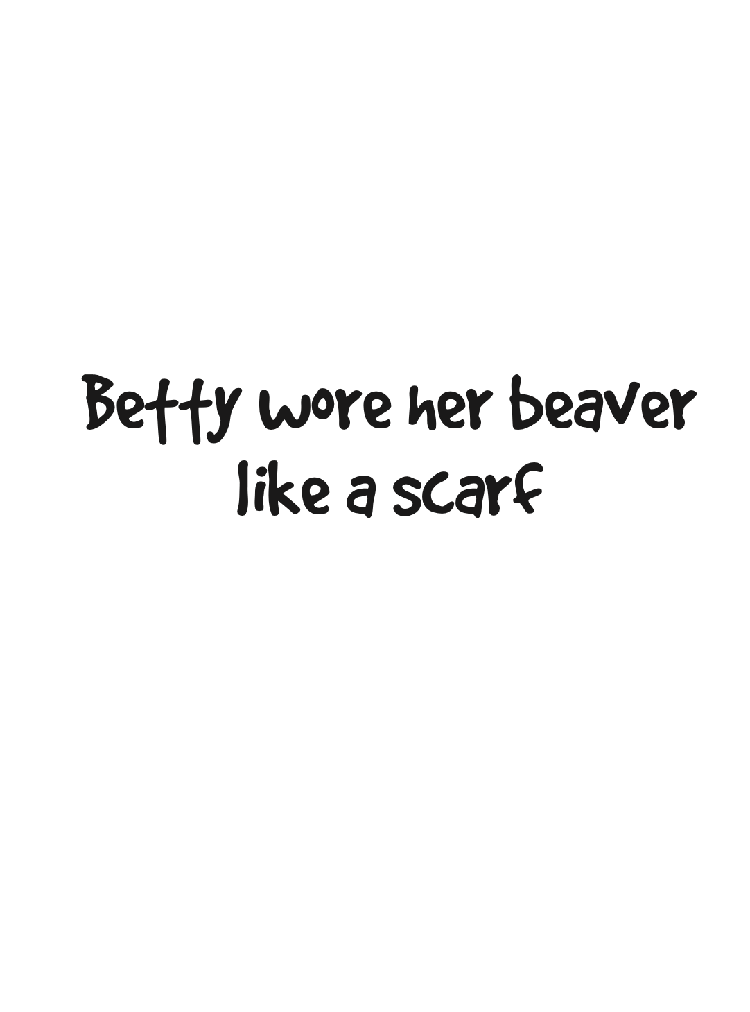 Beaver Scarf